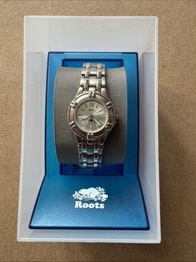 NWT Roots Stainless Steel Women’s Quartz Watch